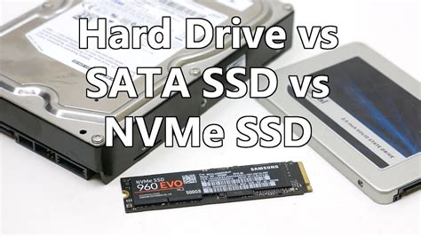 Nvme Vs Sata Ssd Vs Hdd Game Load And File Copy Times Tested Youtube