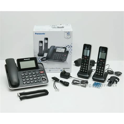 Panasonic Kx Tgf882b Cordedcordless Phone Black