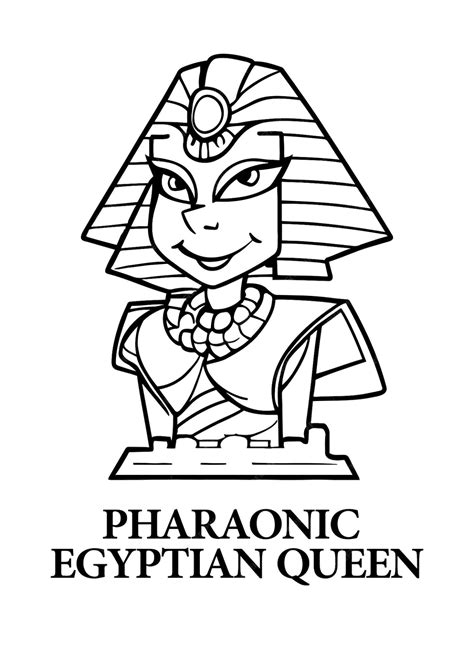 Premium Vector Ancient Egyptian Pharaonic Cute Queen Cartoon Character Illustration Vector Art