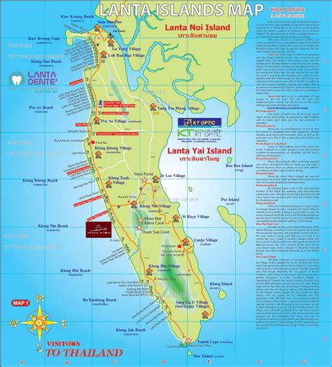 Koh Lanta Lanta Islands Map