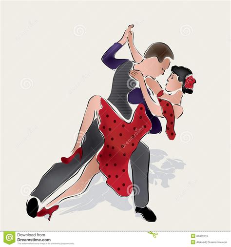 Clipart Danse Latino Dancers Merenge Or Salsa Dancing Couple