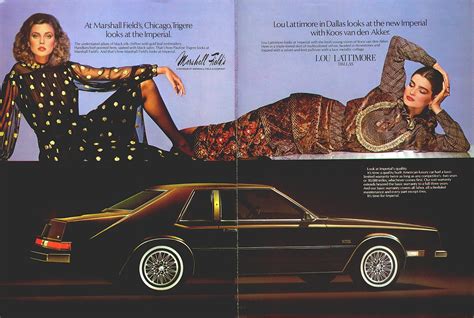 Marshall Fields Imperial Advertisement Circa 1981 Chrysler Cars Chrysler Imperial Chrysler