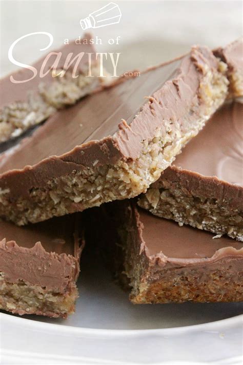 Butter a 9×9 or 9×13 baking dish then lightly dust it with flour. Chocolate Oatmeal Peanut Butter Bars - A Dash of Sanity