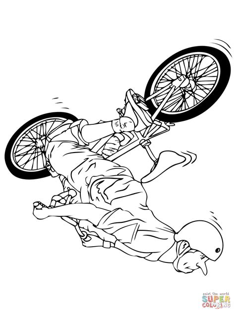 Bmx Coloring Pages Coloring Home