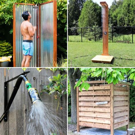 30 Outdoor Shower Ideas For Backyard To Diy This Summer Blitsy