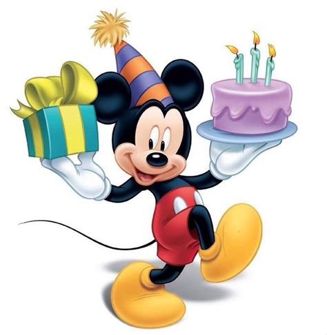 Pin by Maria Eugenia Cano Castro on Tarjeta cumpleaños Happy birthday mickey mouse Disney