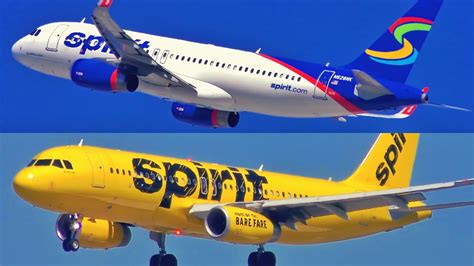 Spirit Airlines Old And New Livery Lax Plane Spotting Youtube