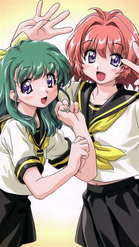 Onegai Twins Karen Onodera Miina Miyafuji 2160×3840 Kawaii Mobile