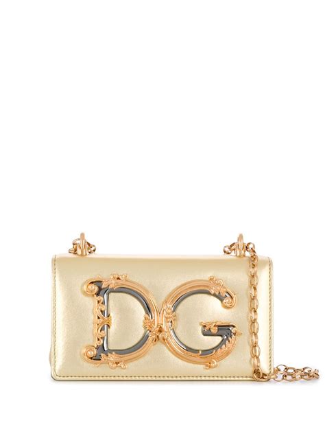Dolce And Gabbana Dg Girls Crossbody Bag In Gold Modesens