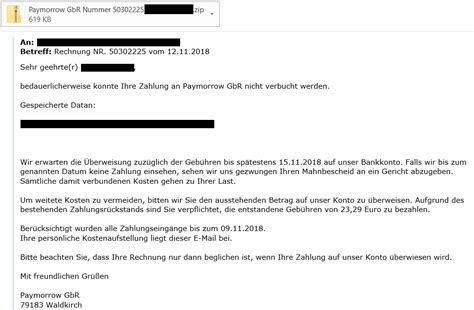 Daher haften die gesellschafter für gesellschaftsverbindlichkeiten gesamtschuldnerisch, d.h. Watchlist Internet: Schadsoftware-Mails von Paymorrow Gbr und Volkswagen VTI GmbH!