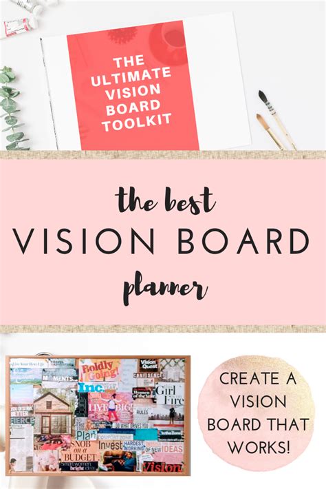 The Ultimate Vision Board Planner Workbook — Thrive Lounge Vision