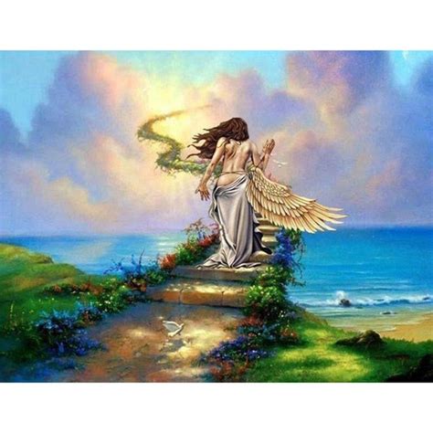 Stairway To Heaven And Angel Diy 5d Picture Needlework