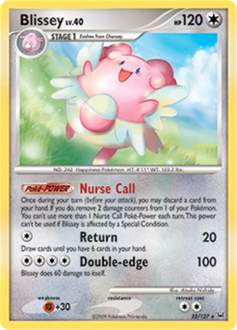 Browse the pokemon card database and find your favourites! Blissey | Platinum | TCG Card Database | Pokemon.com