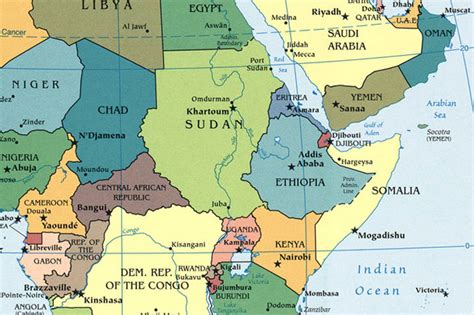 This became the definitive version of the map for decades. Map of East Africa