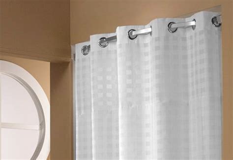 Basketweave Hookless Shower Curtain Hilton To Home Hotel Collection