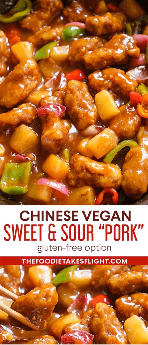 Chinese Sweet And Sour Pork Vegan Recipe Recipe Sweet And Sour