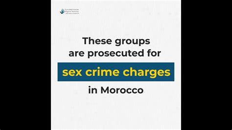 Sex Crime Charges In Morocco Youtube