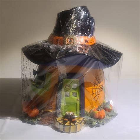 Partylite Holiday Partylite Halloween Pumpkin Witch House Candle