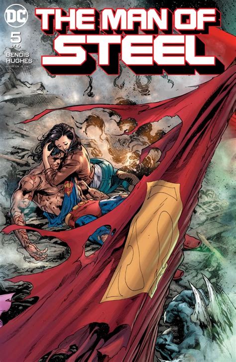 Death Of Superman In Ominous Man Of Steel 5 Artist Comic Book Creator
