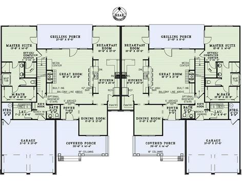 Craftsman Style House Plan - 4 Beds 2.5 Baths 5000 Sq/Ft ...
