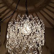 Brielle Antique Brass 12 Wide Crystal Plug In Swag Pendant Ceiling