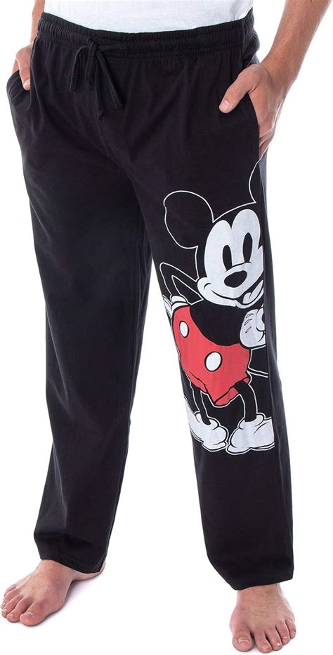 Disney Mens Mickey Mouse Larger Than Life Character Loungewear Adult