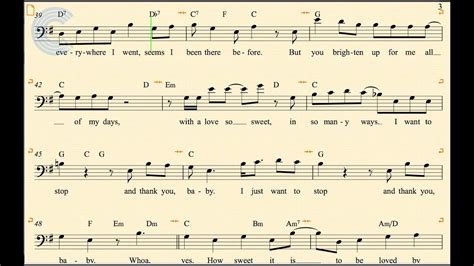 Bass How Sweet It Is James Taylor Sheet Music Chords And Vocals