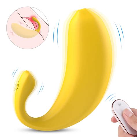 Hot On Silicone Sextoy Banana Shaped Clitoral Vibrator Eggs Vibrating Sex Banana Buy Womens