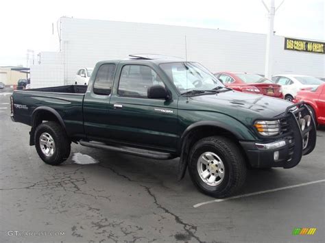 2000 Imperial Jade Green Mica Toyota Tacoma V6 Prerunner Extended Cab