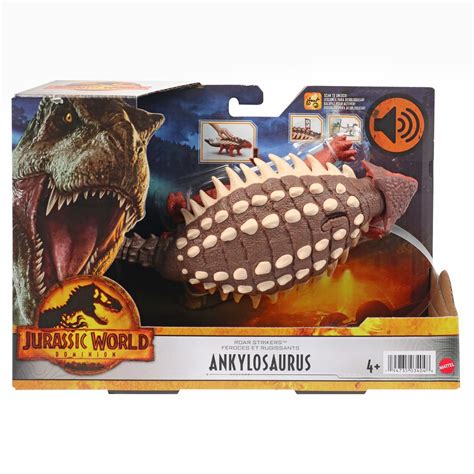 Buy Jurassic World Dominion Roar Strikers Ankylosaurus Dinosaur Action