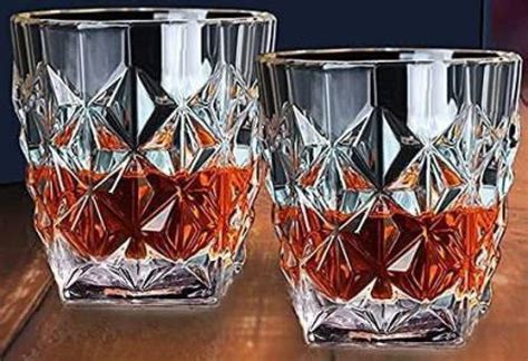 Flank Pack Of 2 Crystal Diamond Glass Unique Cool Crystal Rocks Glasses Glass Set Price In