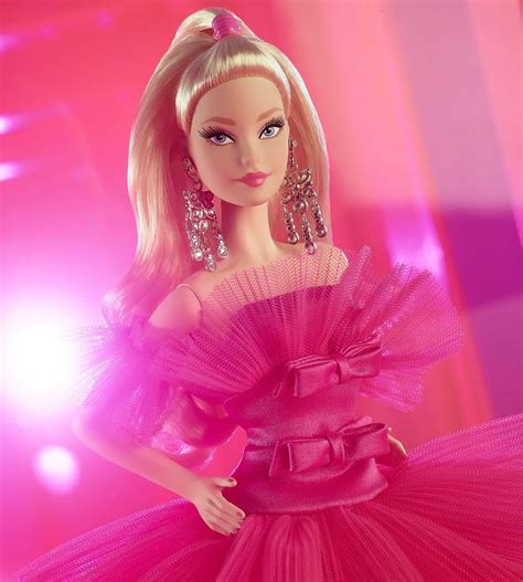 barbie signature pink collection doll