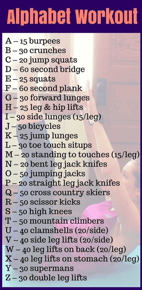 Instead, they have a chance to focus on learning … The Ultimate Spell Your Name Alphabet Workout | Runnin ...