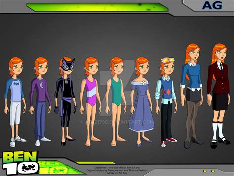 Ben 10 Classic Gwendolyn Tennyson Outfits 1 By Ag121798 On Deviantart