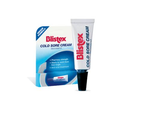 Blistex Cold Sore Cream 2g Combats Blisters Fast Chemist 4 U