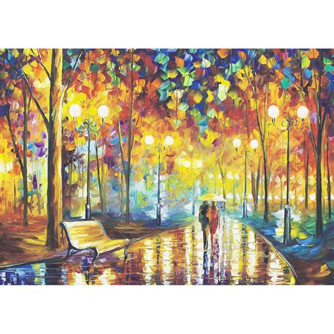 2021 Jigsaw Puzzles For Adults Micro Mini Puzzle Walking In The Rain 14