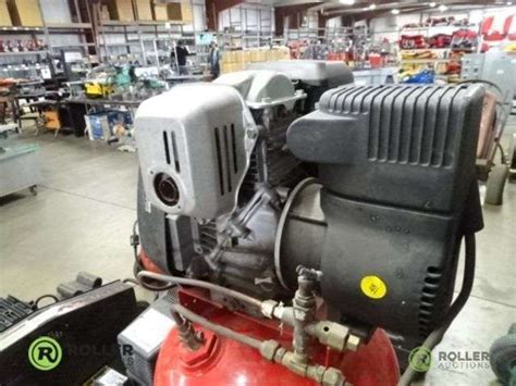 Husky 32 Gallon Vertical Air Compressor Gas 55hp Roller Auctions