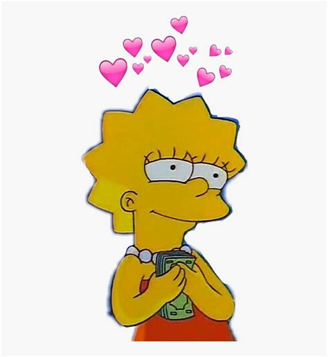Aesthetic Lisa Simpson Png Png Download Aesthetic Simpsons Png