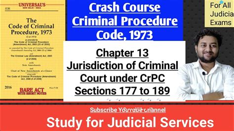 Jurisdiction Of Criminal Court Under CrPC Section To Chapter CrPC YouTube