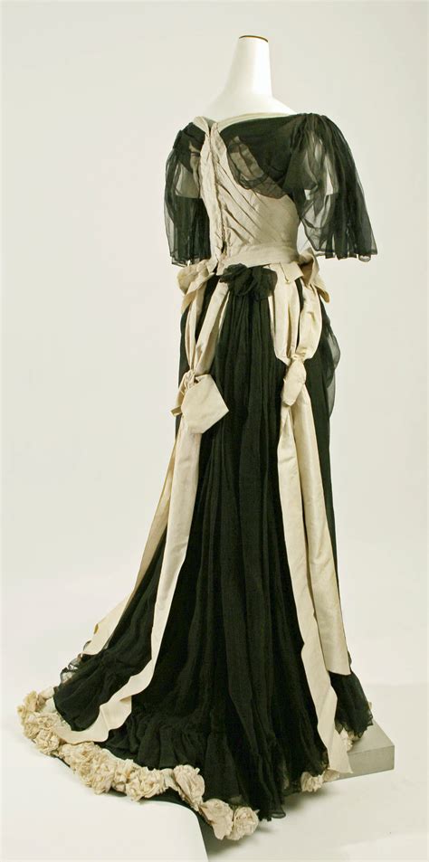 Drecoll Evening Dress C 1890s Lily Absinthe
