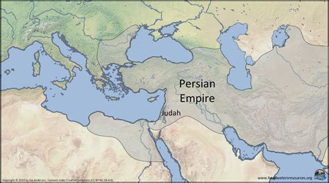 Extent Of The Persian Empire Headwaters Christian Resources