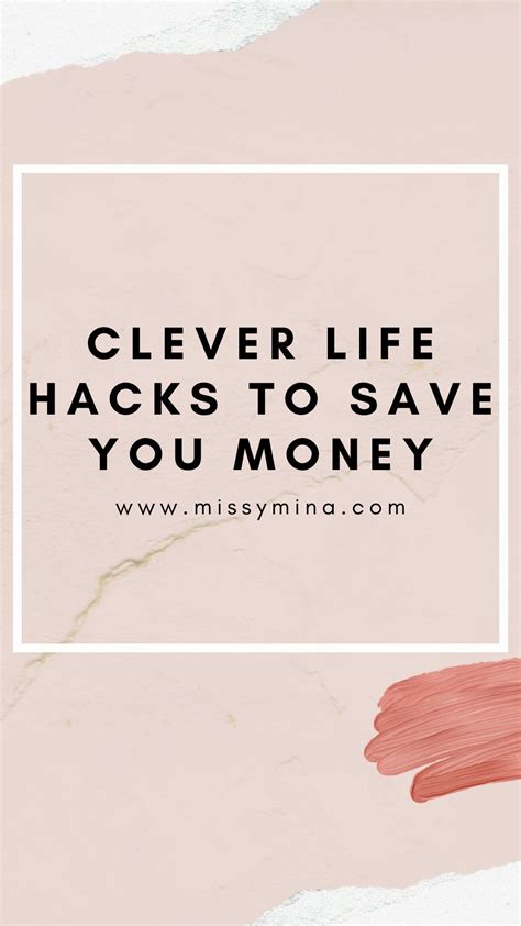 Clever Life Hacks to Save You Money | Family money saving, Best money saving tips, Money saving tips