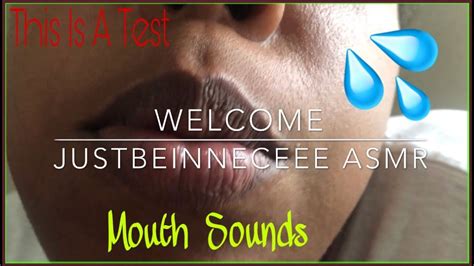 Asmr Intense Mouth Sound This Is A Test Please Watch Extreme Tingles Youtube