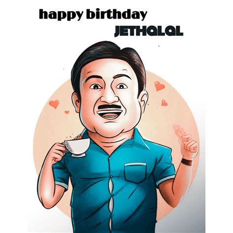 Jethalal Funny Cartoon Drawings Poster Drawing Caricature