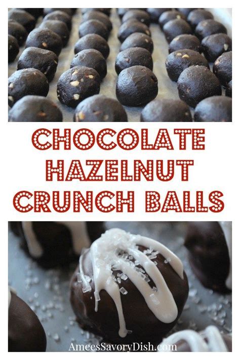 Chocolate Hazelnut Crunch Balls Are A Rich And Delicious Cake Ball