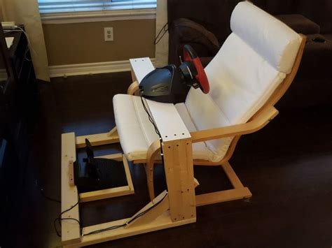 Diy Steering Wheel Stand Diy Chair Comfortable Accent Chairs White