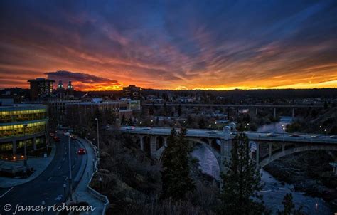 James Richman Photography Spokane Sunset Nov Spokane