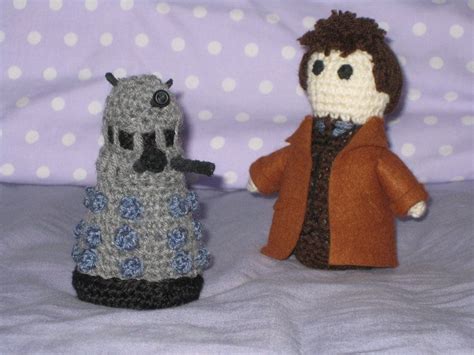 Crochet Doctor Who And Dalek By ~opiel16 On Deviantart Dalek Doctor