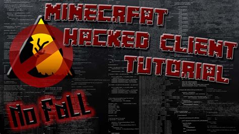 How To Code A Minecraft Hacked Client 1 8 8 8 Nofall YouTube