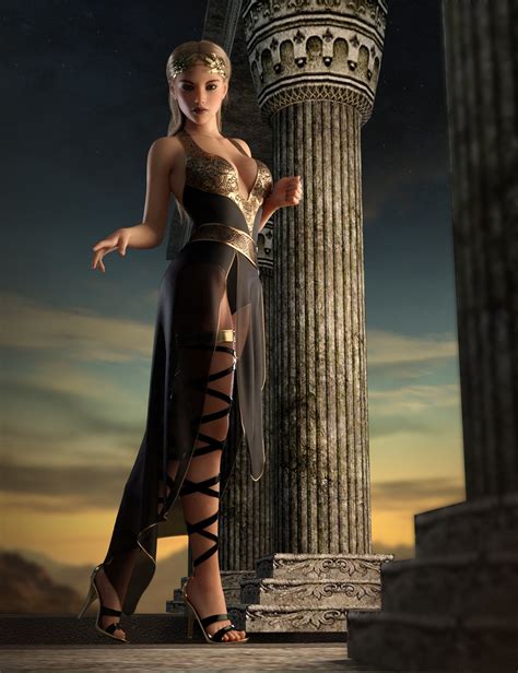 Dforce Greek Princess Outfit Set For Genesis 8 And 8 1 Females Daz 3d